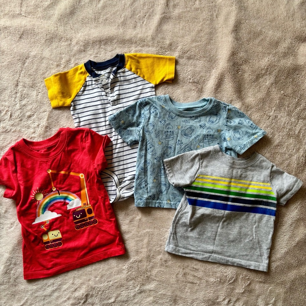 12mo short sleeve shirt bundle